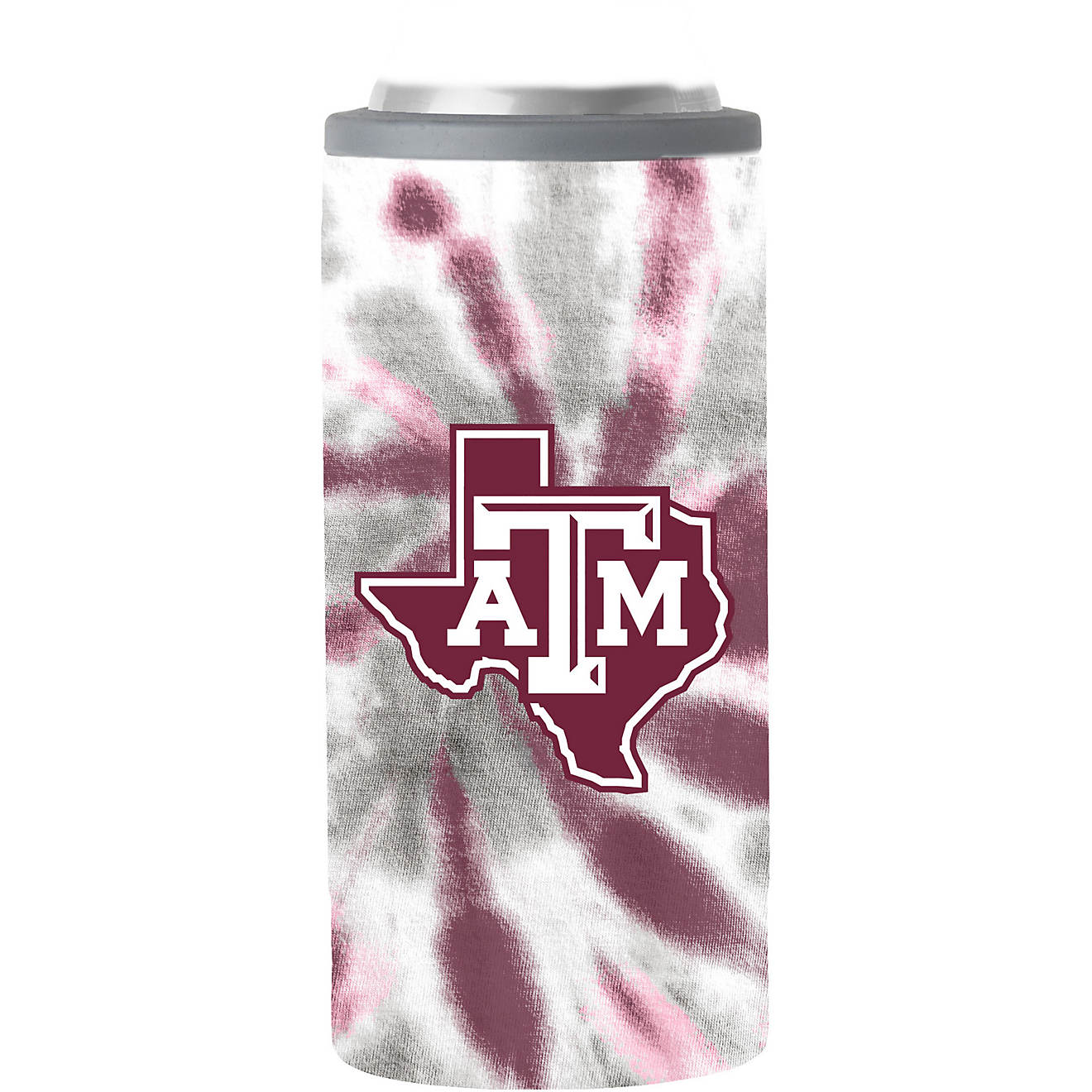 Logo Texas A&M University 12 oz Tie-Dye Slim Can Coolie                                                                          - view number 1