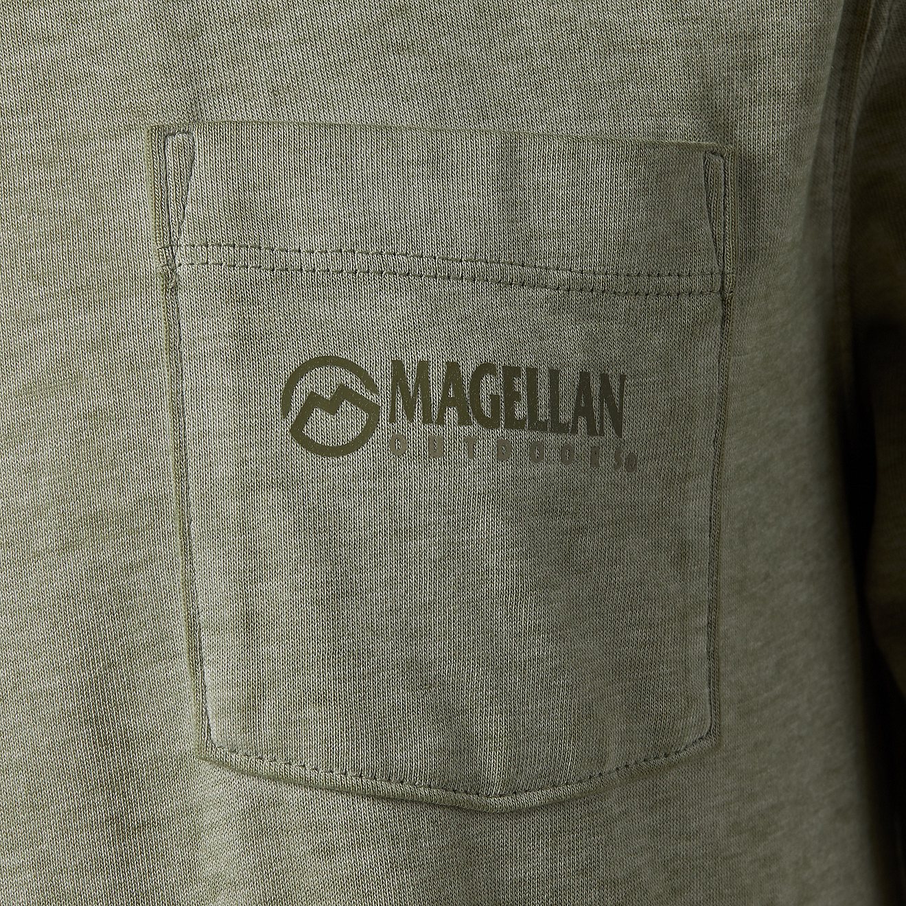 Magellan Outdoors Men's Campfire Washed Pocket Short Sleeve T-shirt                                                              - view number 3