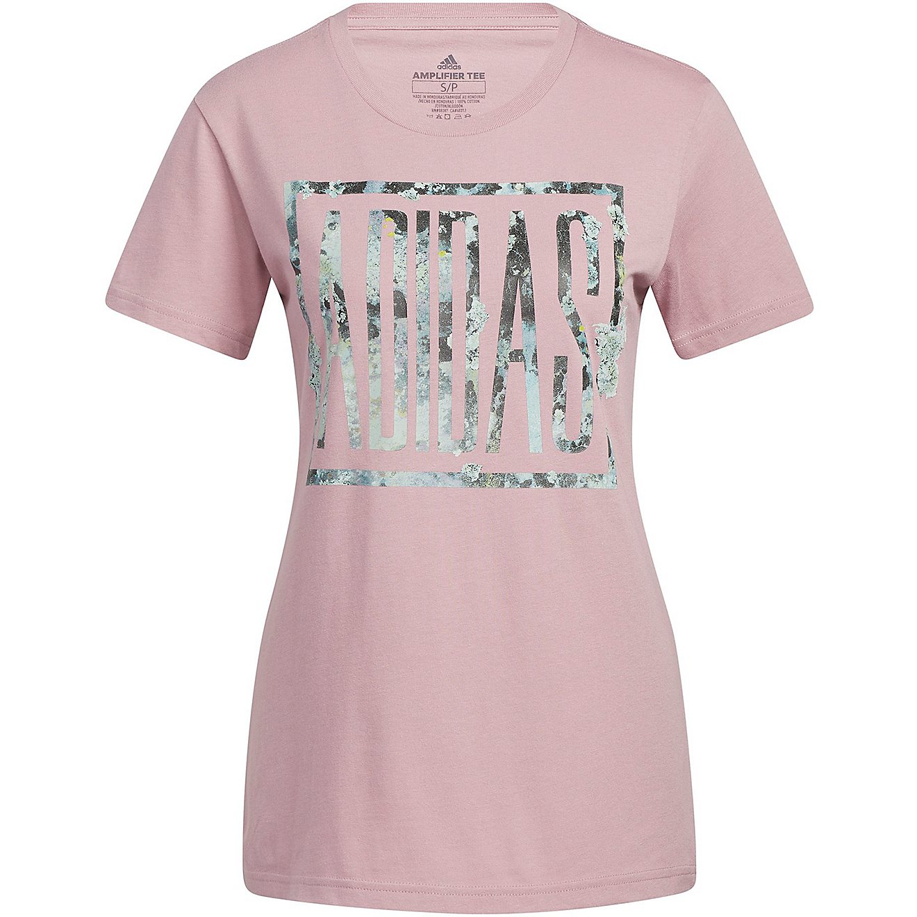 adidas Women's Floral Moss Short Sleeve T-shirt                                                                                  - view number 1