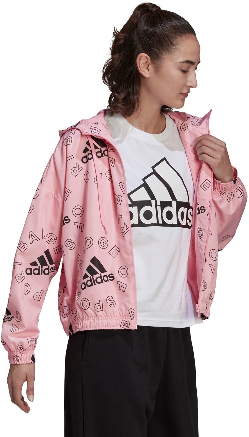 adidas Women's Brand Luv Windbreaker Academy