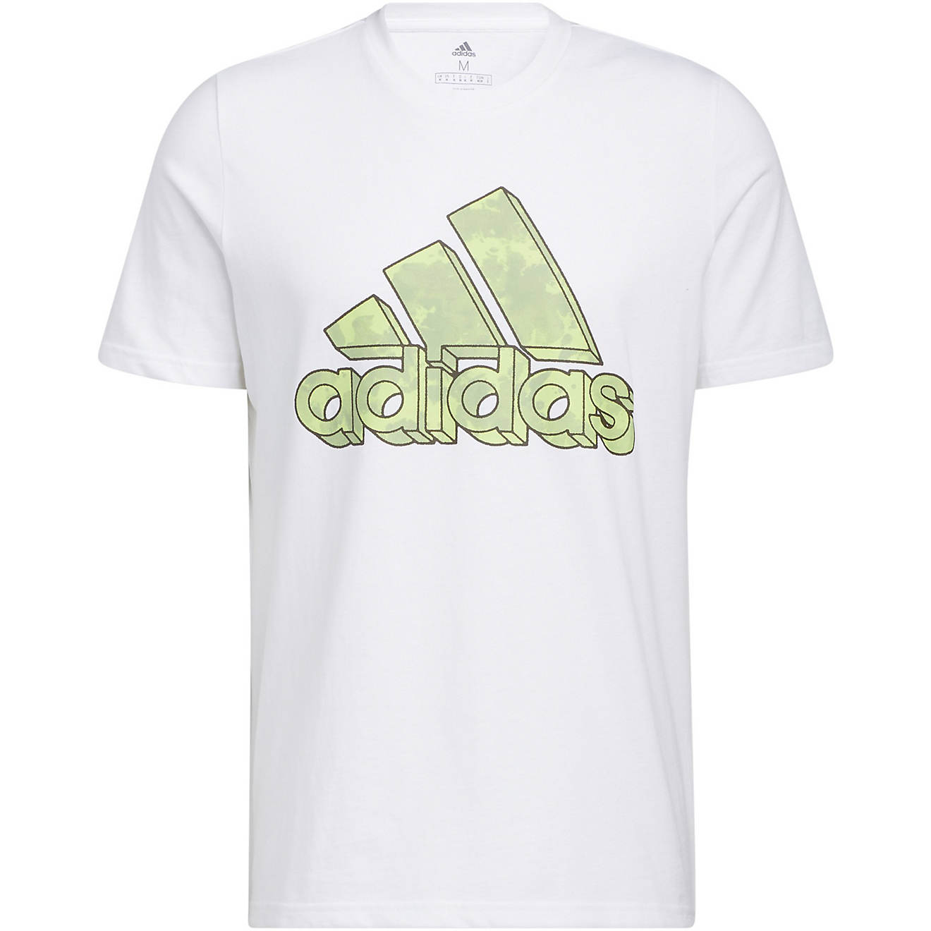 adidas Men's Summer Madness Wash Graphic Short Sleeve T-shirt                                                                    - view number 1