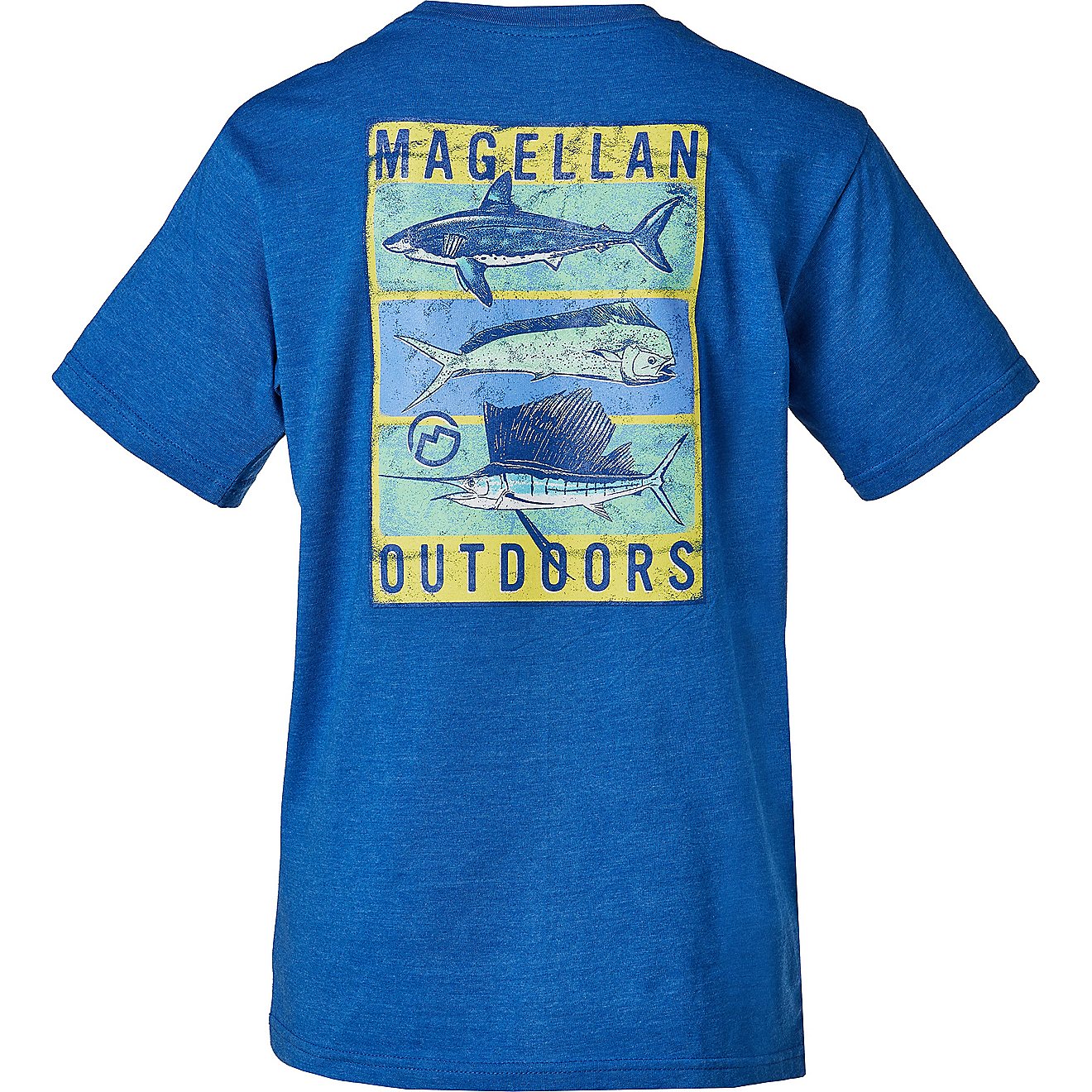 Magellan Outdoors Boys' Grand Slam Graphic Short Sleeve T-shirt                                                                  - view number 1