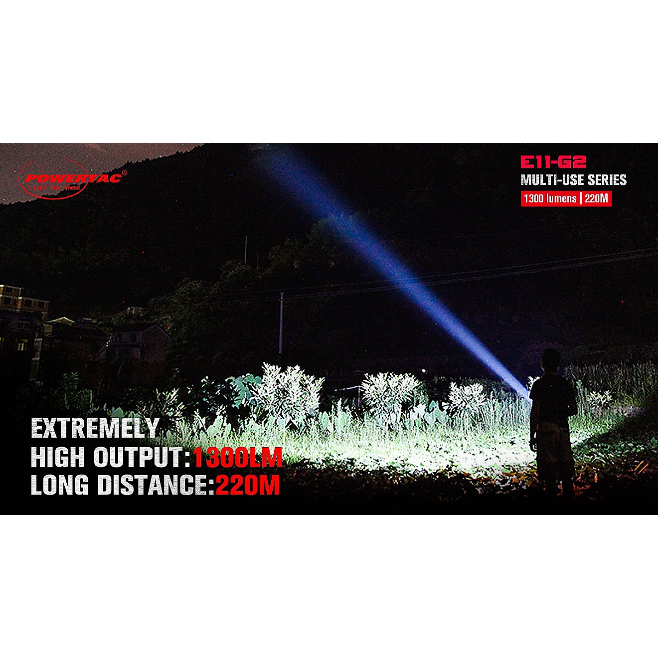 Powertac E11-G2 1,300 Lumen EDC Flashlight                                                                                       - view number 6
