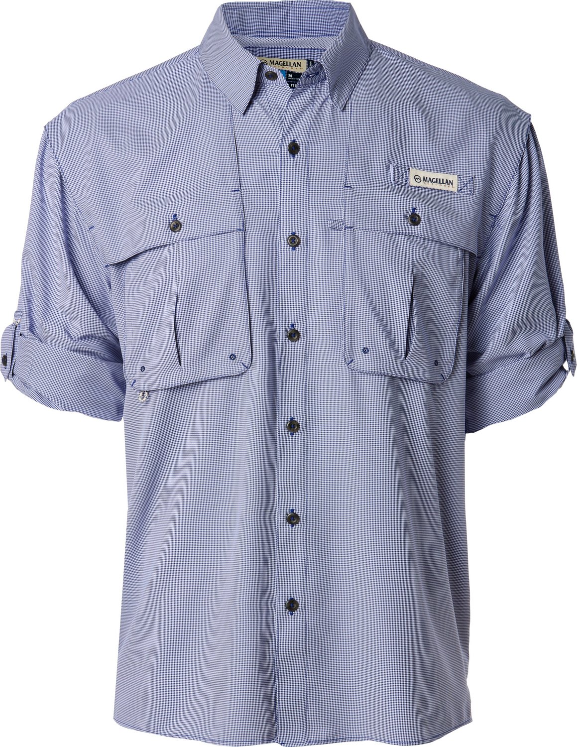 Chemise homme Magellan Outdoors Aransas Pass mini carreaux manches