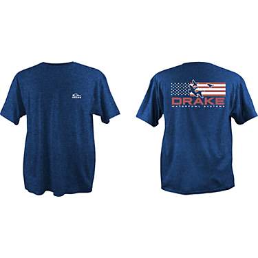 Drake Waterfowl Men's Duck Flag Short Sleeve T-shirt                                                                            
