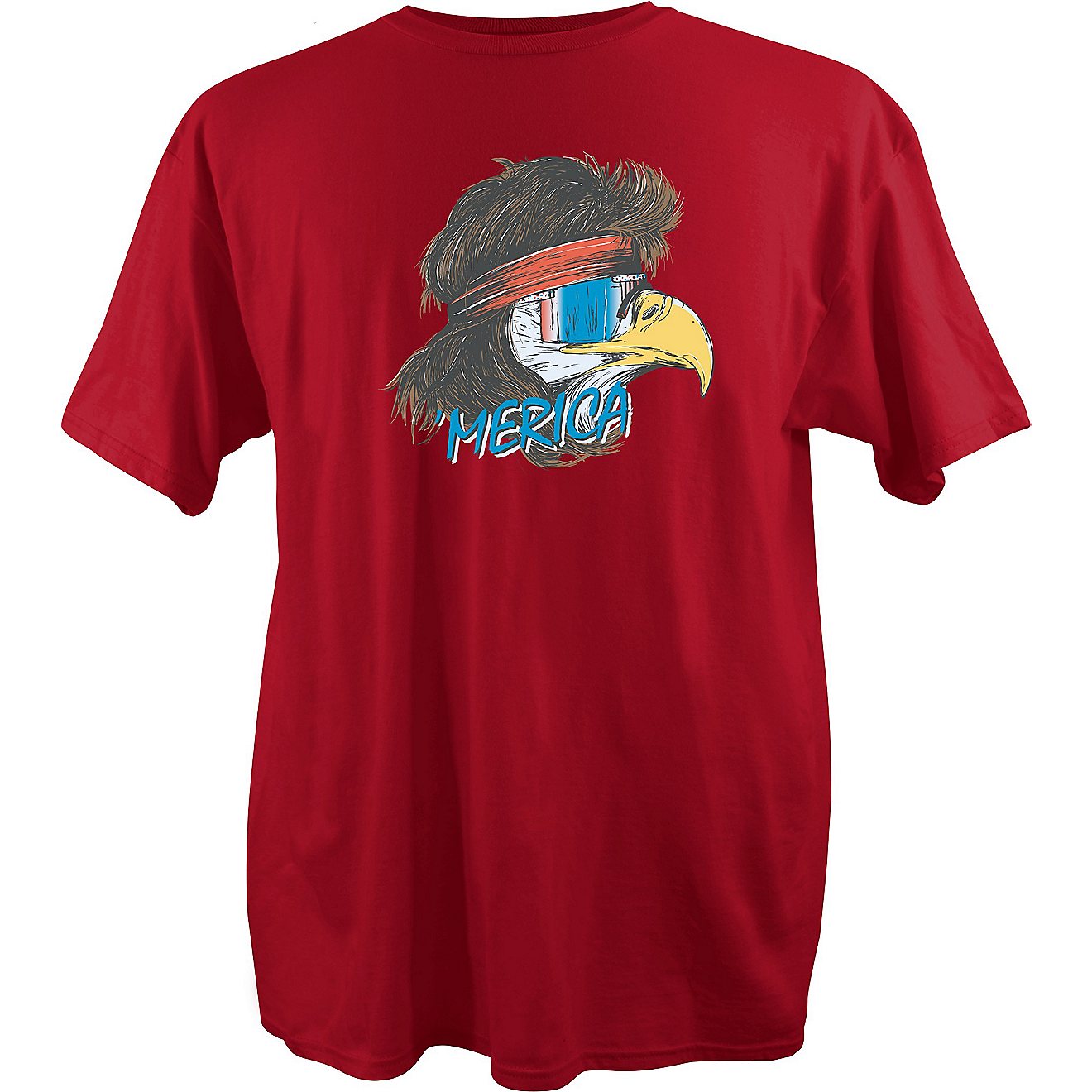 Academy Sports + Outdoors Men's 'Merica Eagle Short Sleeve T-shirt                                                               - view number 1