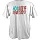 Academy Sports + Outdoors Women's Washed Away Leopard Flag Short Sleeve T-shirt                                                  - view number 1 image