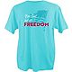 Academy Sports + Outdoors Women's You Had Me At Freedom Flag Short Sleeve T-shirt                                                - view number 1 image