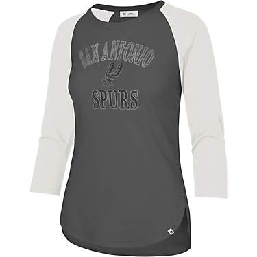 ’47 Women’s San Antonio Spurs Debbie Frankie Raglan ¾-Sleeves T-shirt                                                      