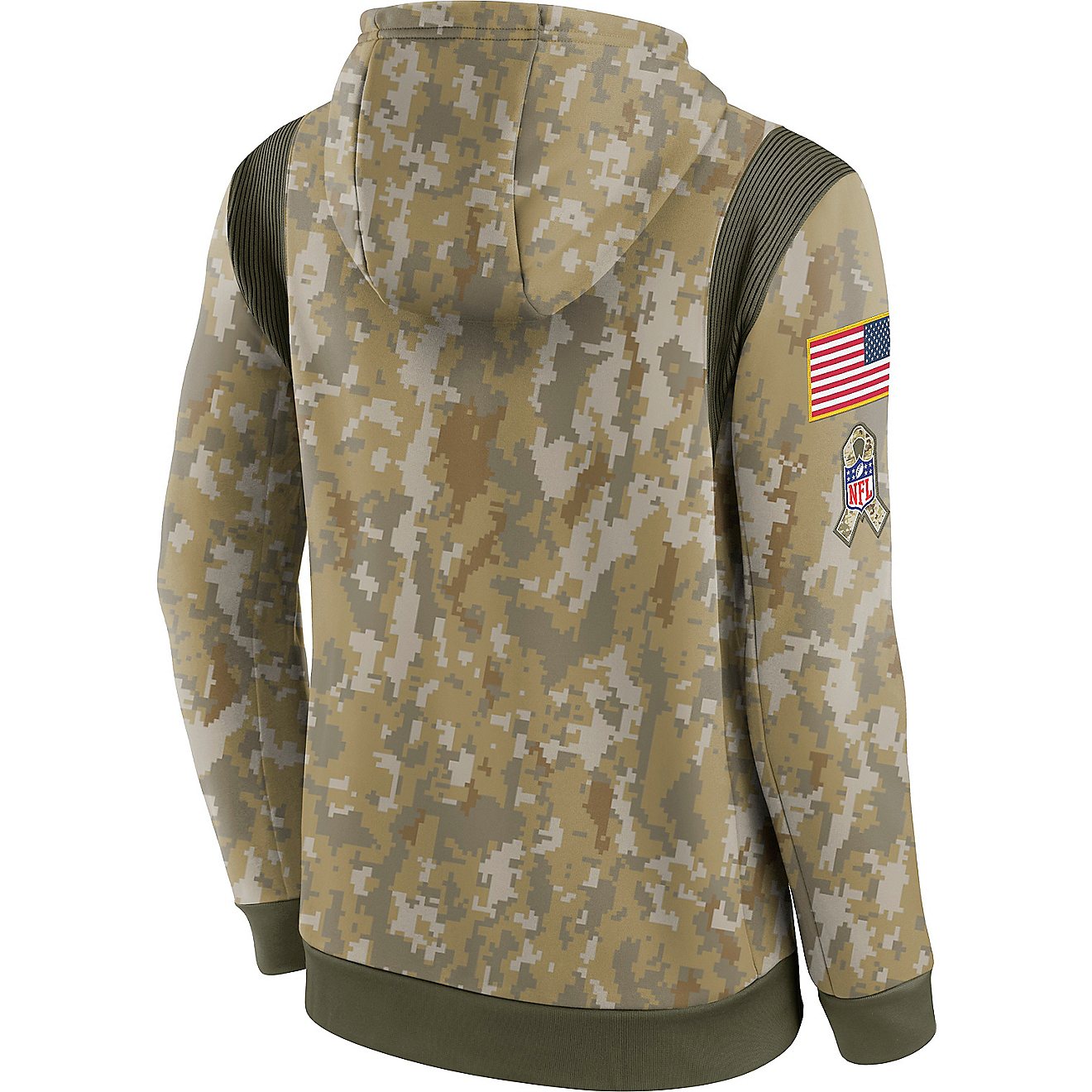 Nike Men's Dallas Cowboys Salute to Service Therma Hoodie                                                                        - view number 2