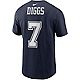 Nike Men's Dallas Cowboys Trevon Diggs #7 N&N Short Sleeve T-shirt                                                               - view number 1 image