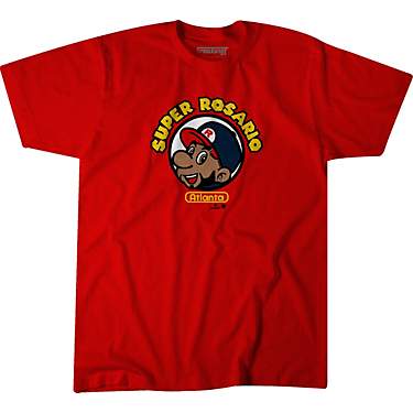 Breaking T Men's Atlanta Braves Super Rosario Short Sleeve T-shirt                                                              
