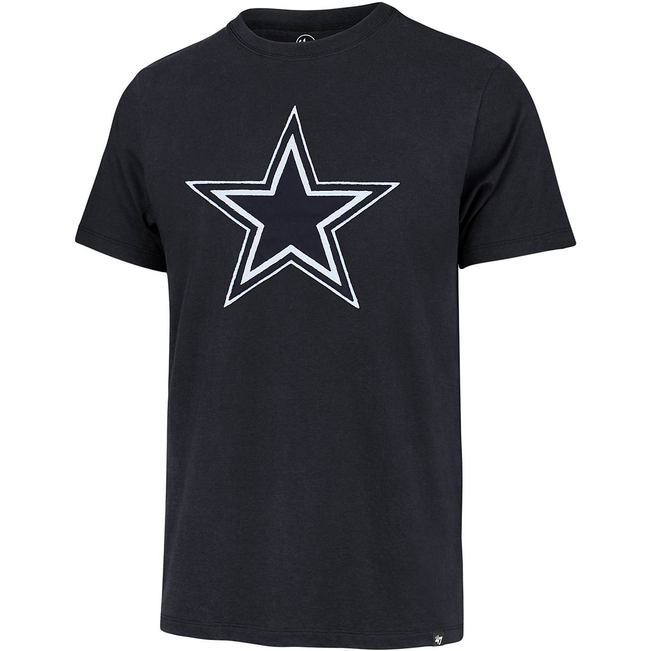 '47 Men's Dallas Cowboys Knock Out Franklin Short Sleeve T-shirt                                                                 - view number 1
