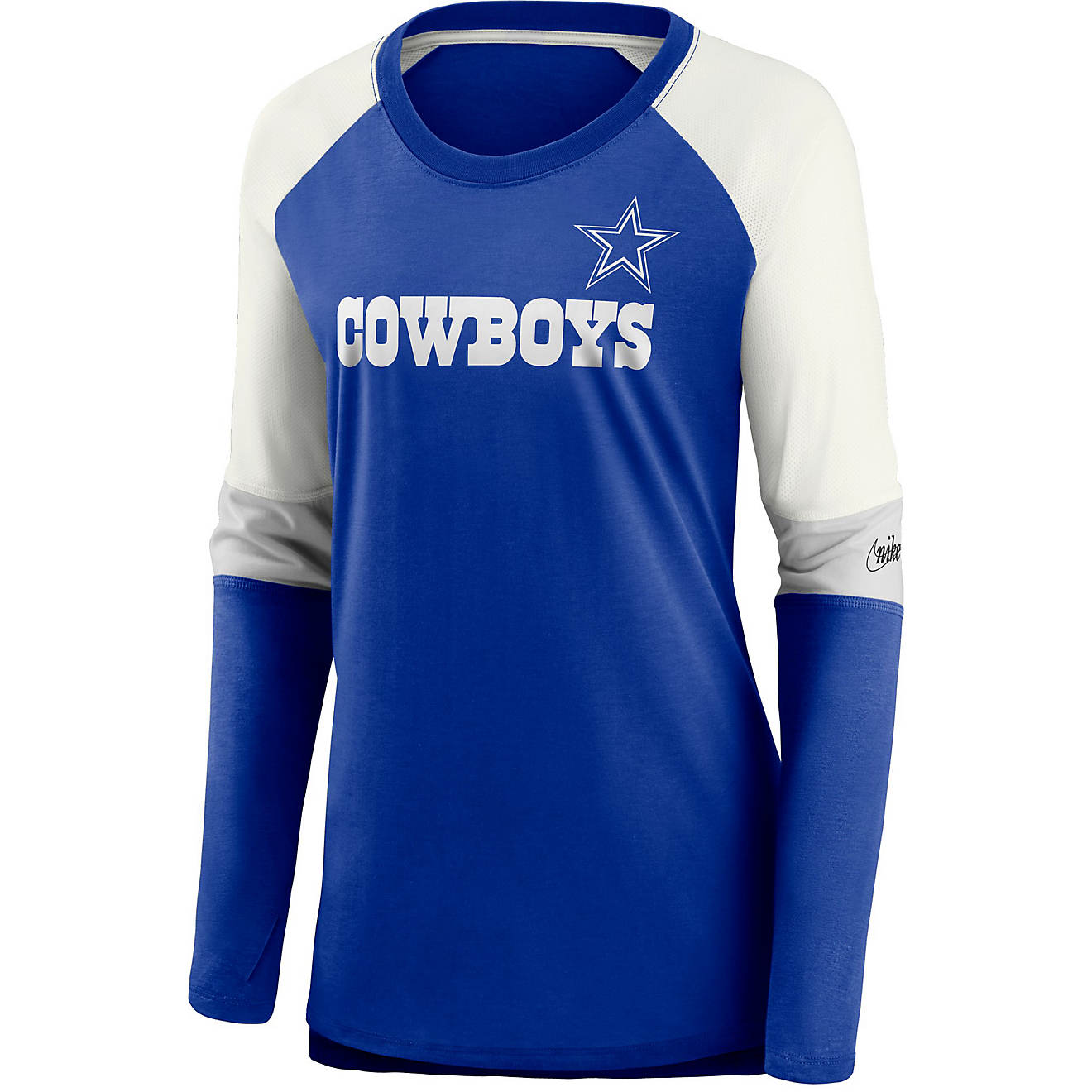 Nike Women's Dallas Cowboys Mascot Zippered Top                                                                                  - view number 1