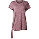 BCG Women's Front Tie Short Sleeve T-shirt                                                                                       - view number 1 image