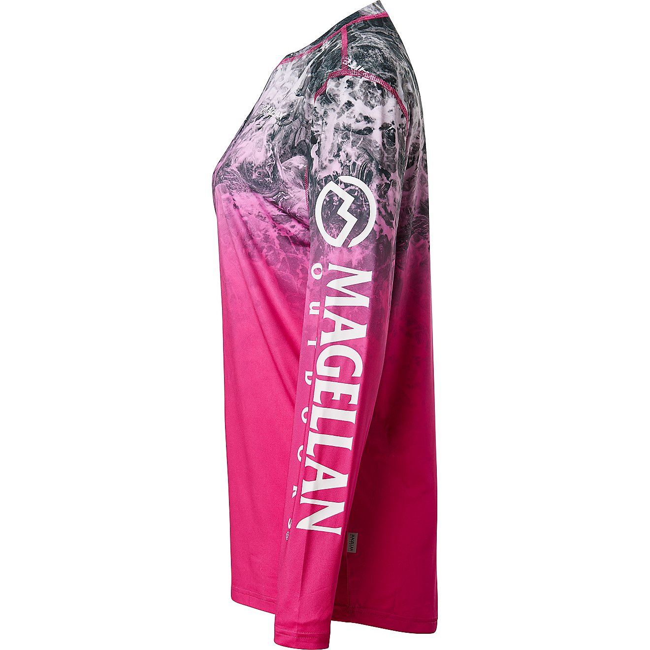 Magellan Outdoors Women's Whitecap Ombre Long Sleeve Top                                                                         - view number 3
