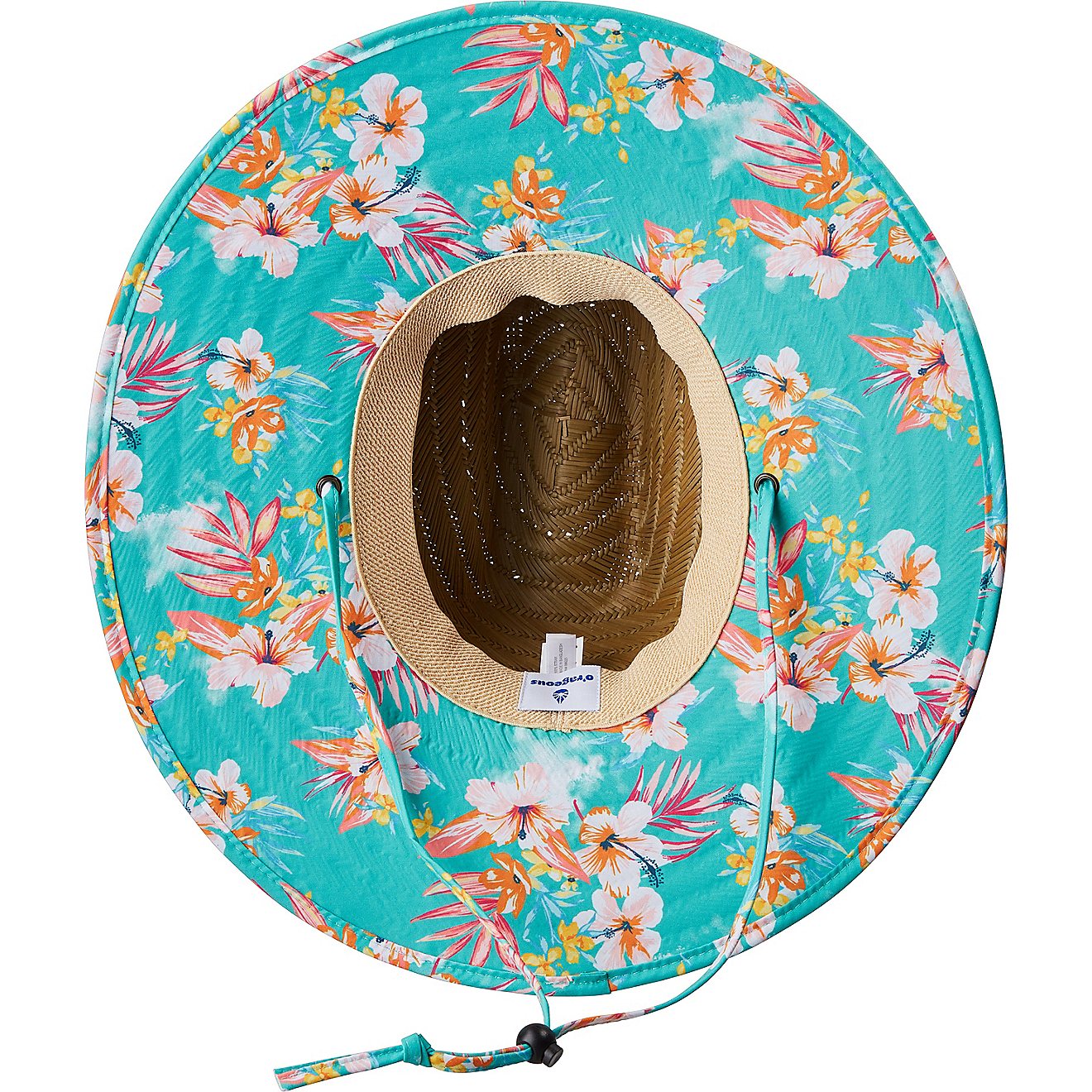 O'Rageous Women's Hibiscus Under Brim Floral Lifeguard Hat                                                                       - view number 3
