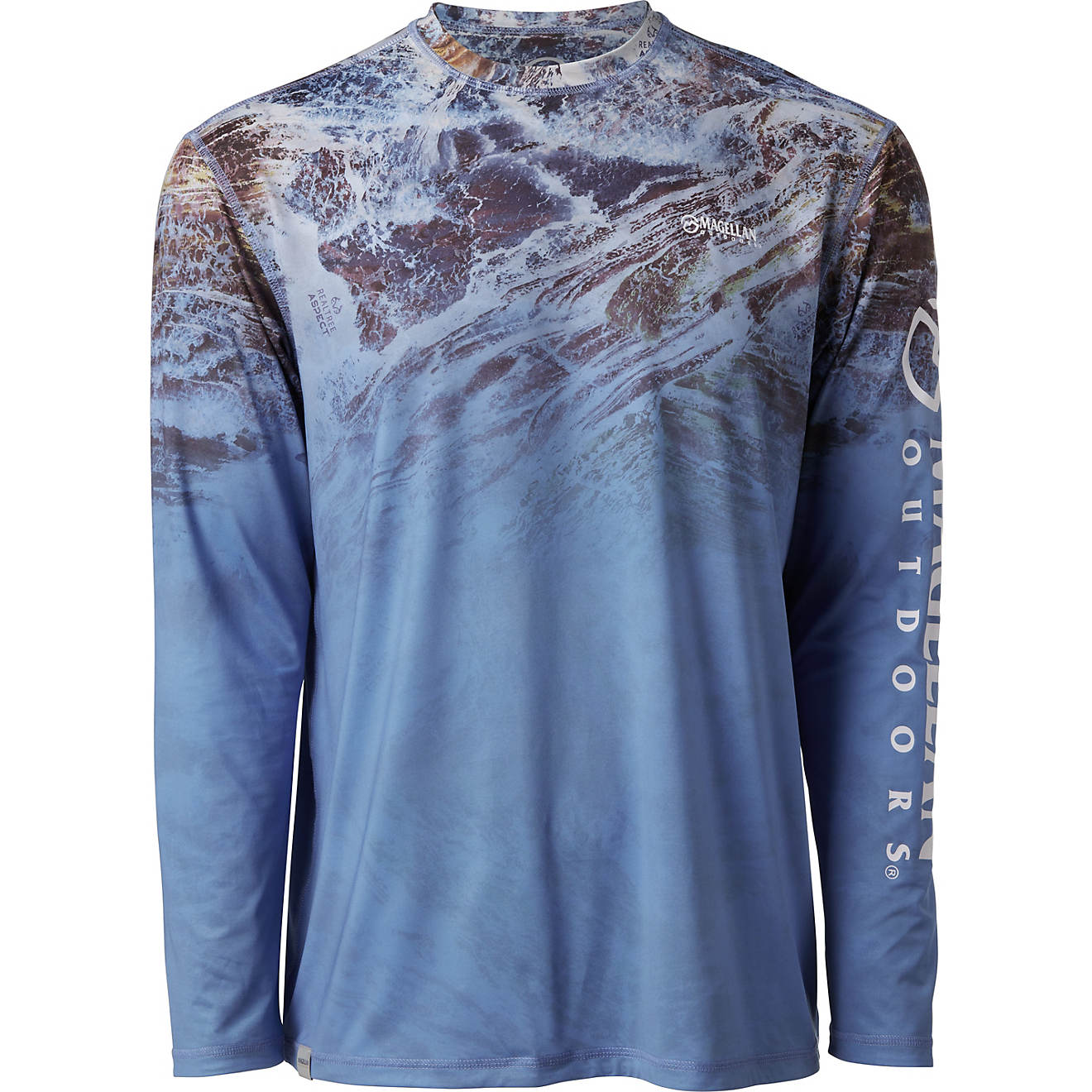 Magellan Outdoors Men's Realtree Aspect Ombre Reversible Long Sleeve T-shirt                                                     - view number 1