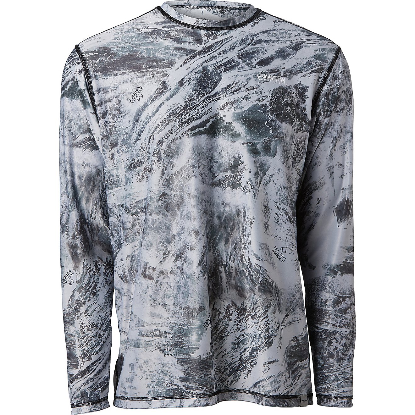 Magellan Outdoors Men's Realtree Aspect Ombre Reversible Long Sleeve T-shirt                                                     - view number 4