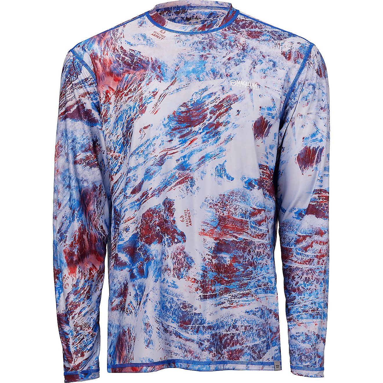 Magellan Outdoors Men's Realtree Aspect Ombre Reversible Long Sleeve T-shirt                                                     - view number 4