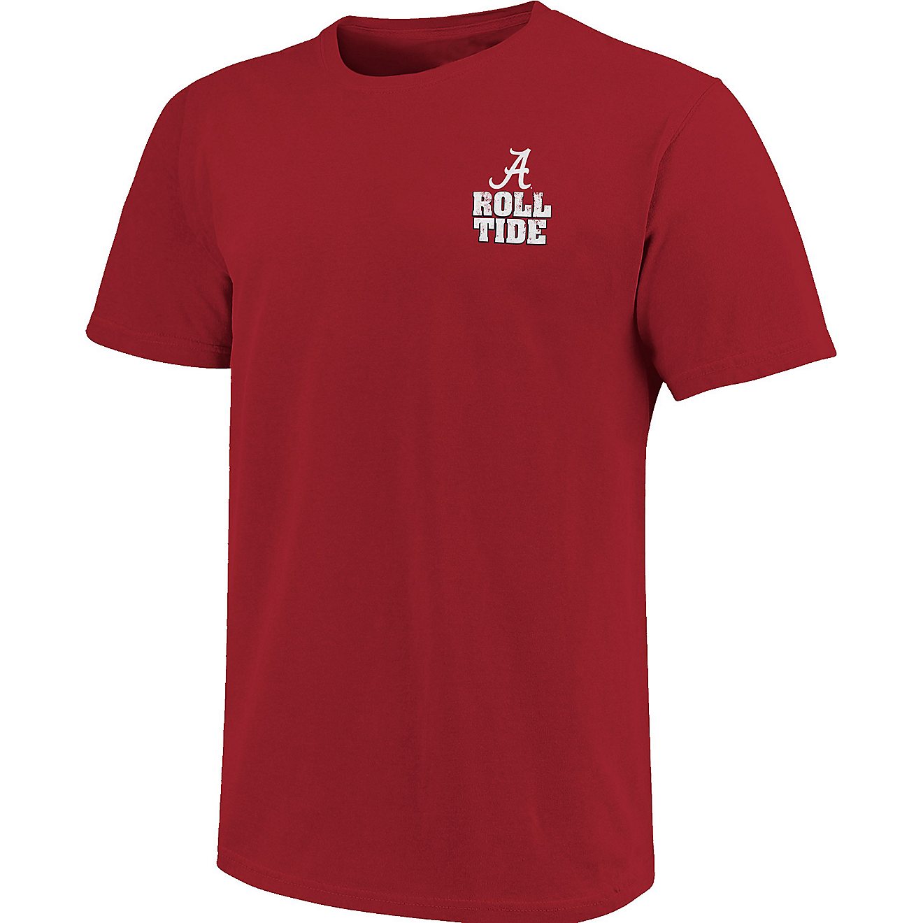  Image One Men's University of Alabama Phrase Overlay Mascot Short Sleeve T-shirt                                                - view number 3