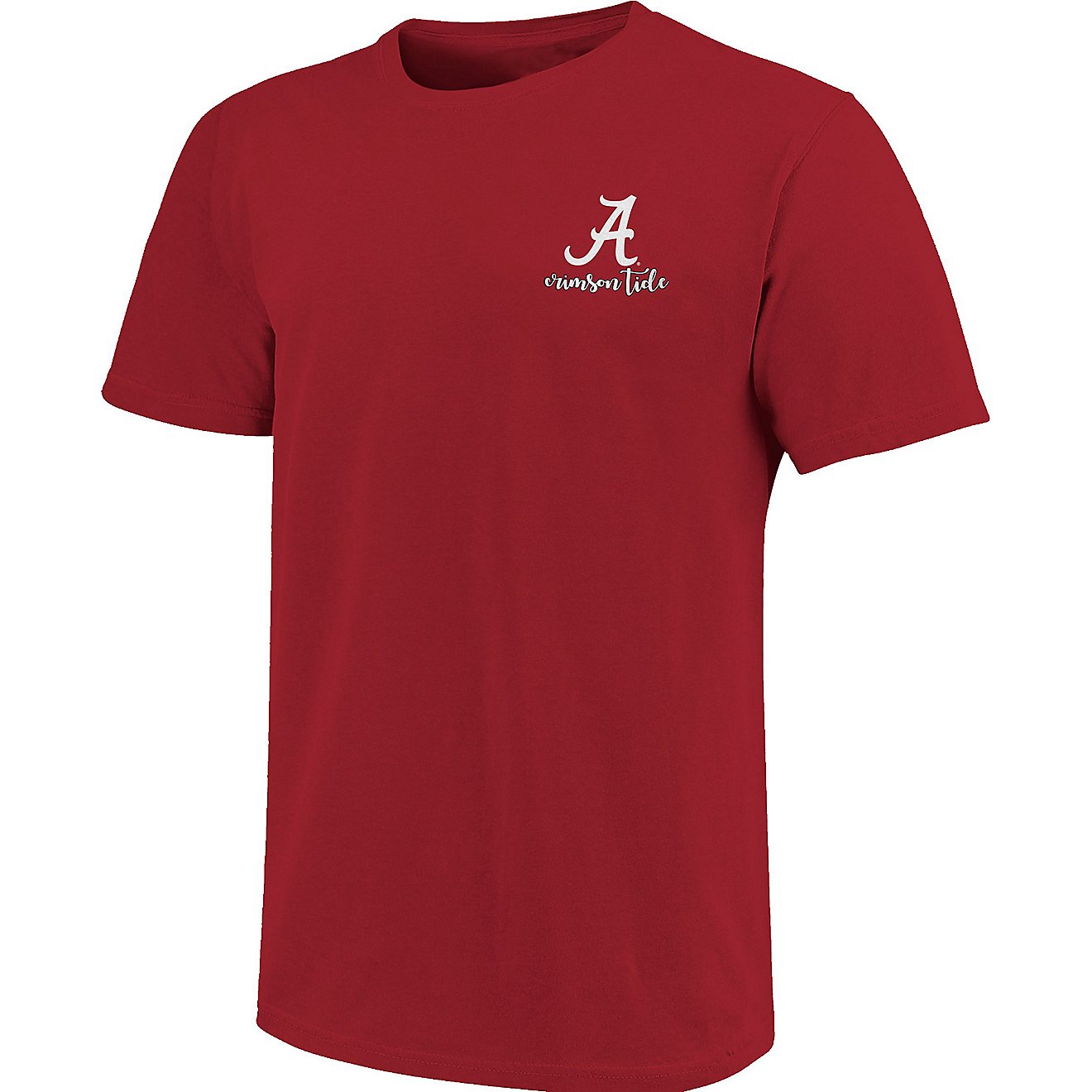 Image One Women's University of Alabama Large Type School Pattern Short Sleeve T-shirt                                           - view number 3