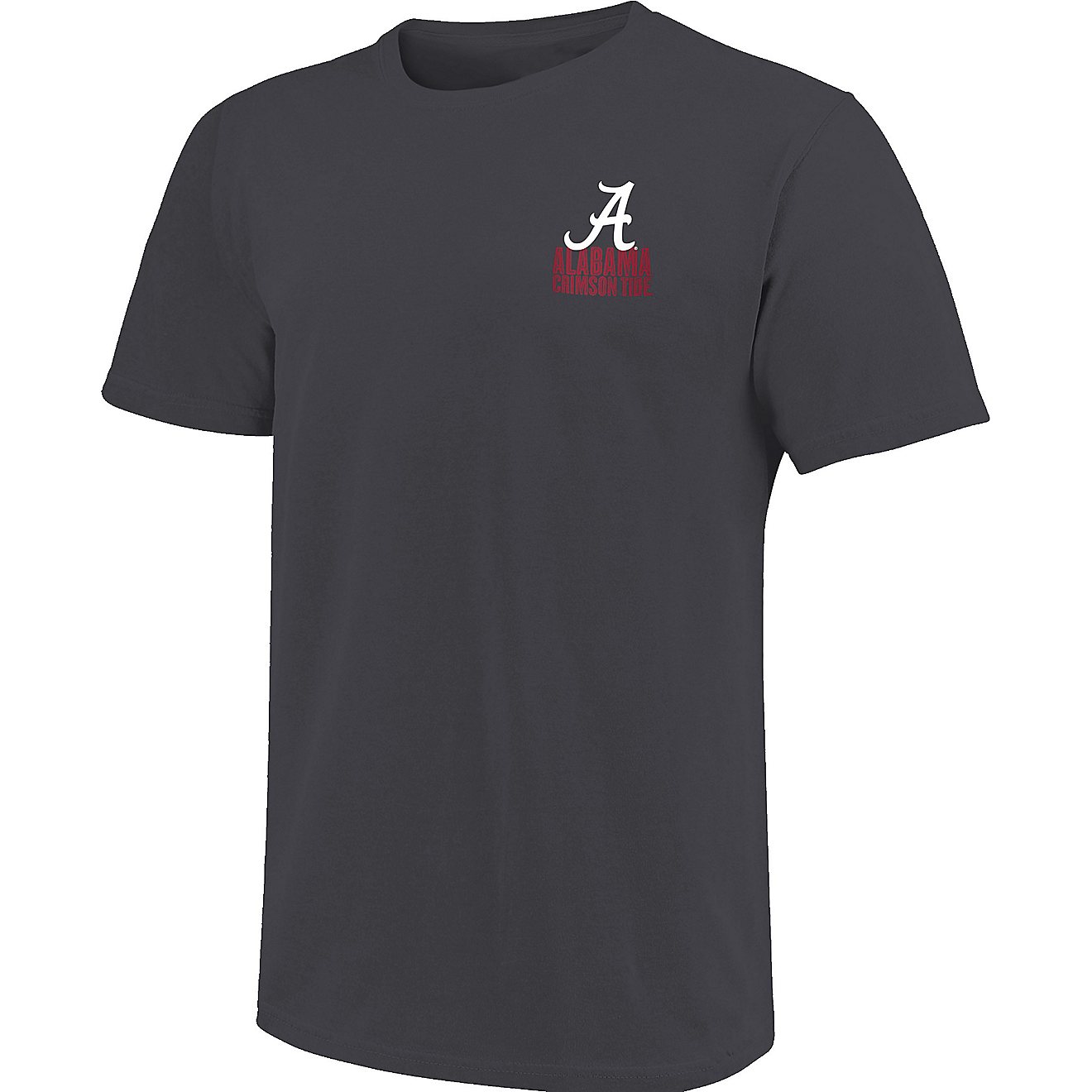 Image One Men's University of Alabama Painted Camp Scene Short Sleeve T-shirt                                                    - view number 3