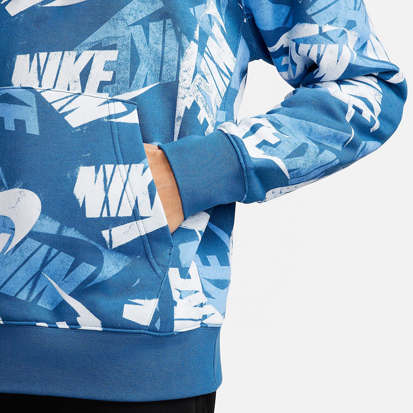 Nike Men's Sportswear Essentials+ Allover Pullover Hoodie                                                                        - view number 5