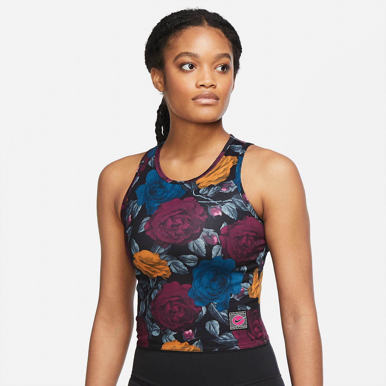NIke Women's Dri-FIT Icon Clash Allover Print Tank Top                                                                           - view number 1