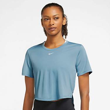 Nike Women's Dri-FIT One Standard Fit Short Sleeve Crop Top                                                                     