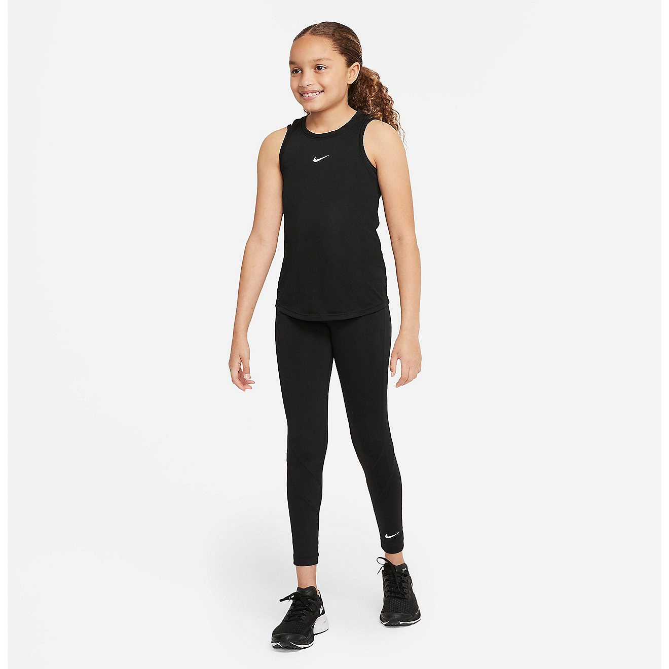 Nike Girls Dri-FIT One Plus Size Tank Top                                                                                        - view number 4