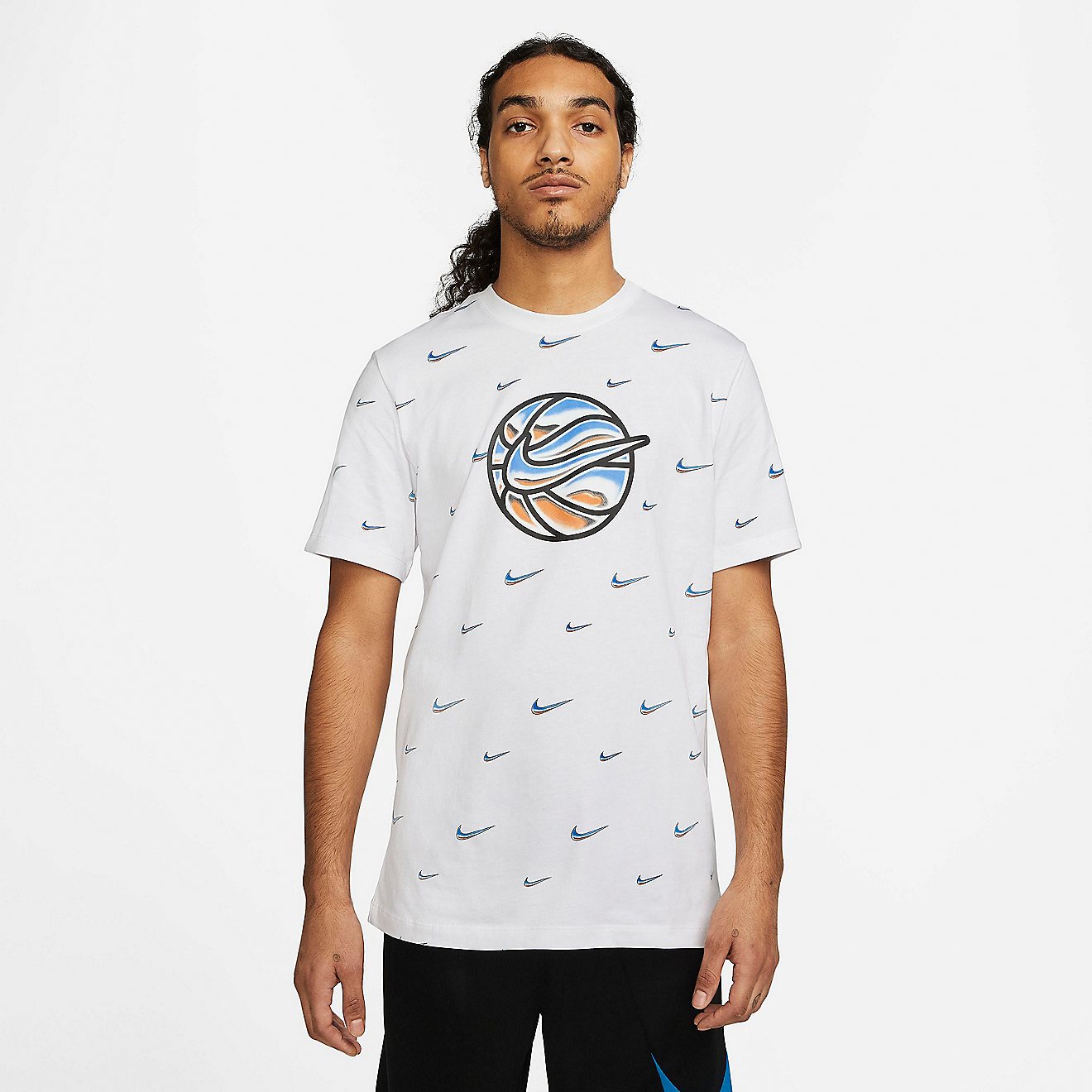 Nike Men's Swoosh Ball Basketball T-shirt                                                                                        - view number 1