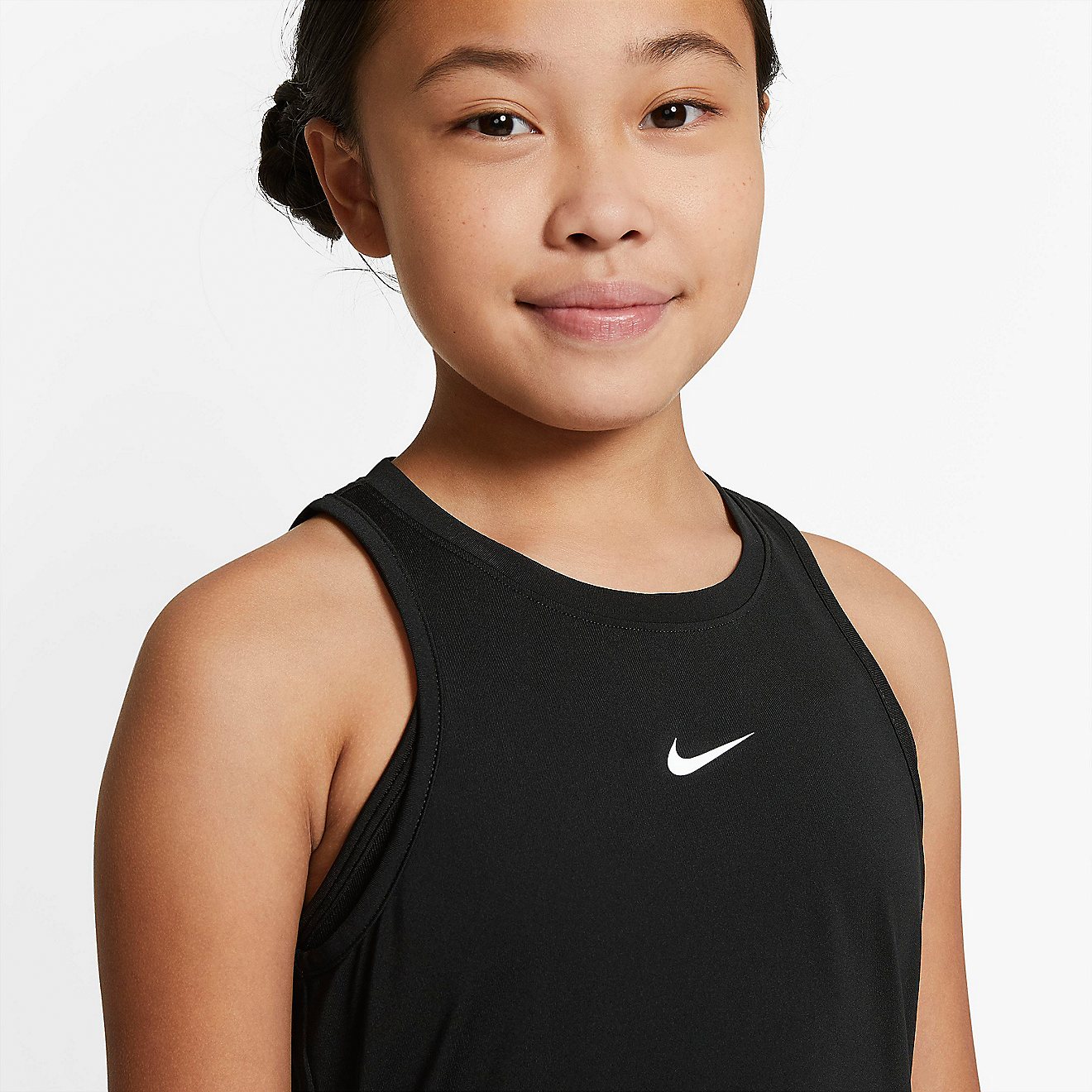 Nike Girls Dri-FIT One Plus Size Tank Top                                                                                        - view number 3