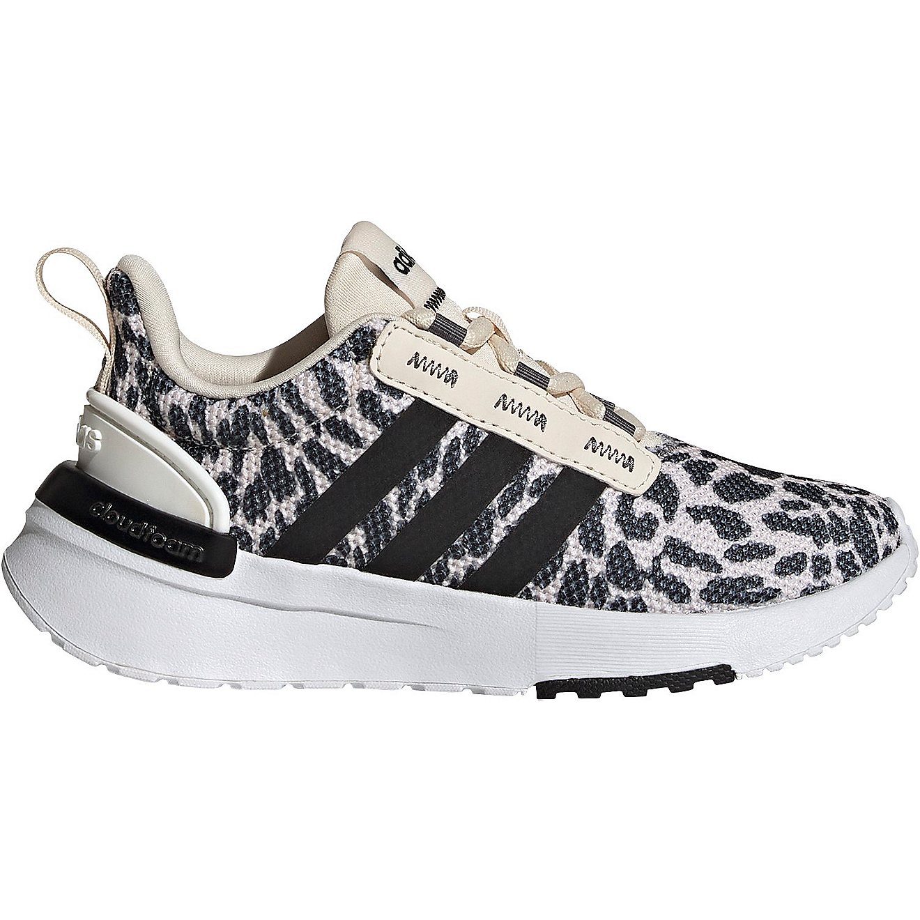 adidas Girls' Racer TR21 Leopard Shoes                                                                                           - view number 1