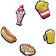 Crocs Jibbitz Fast Food Charms 5-Pack                                                                                            - view number 2 image