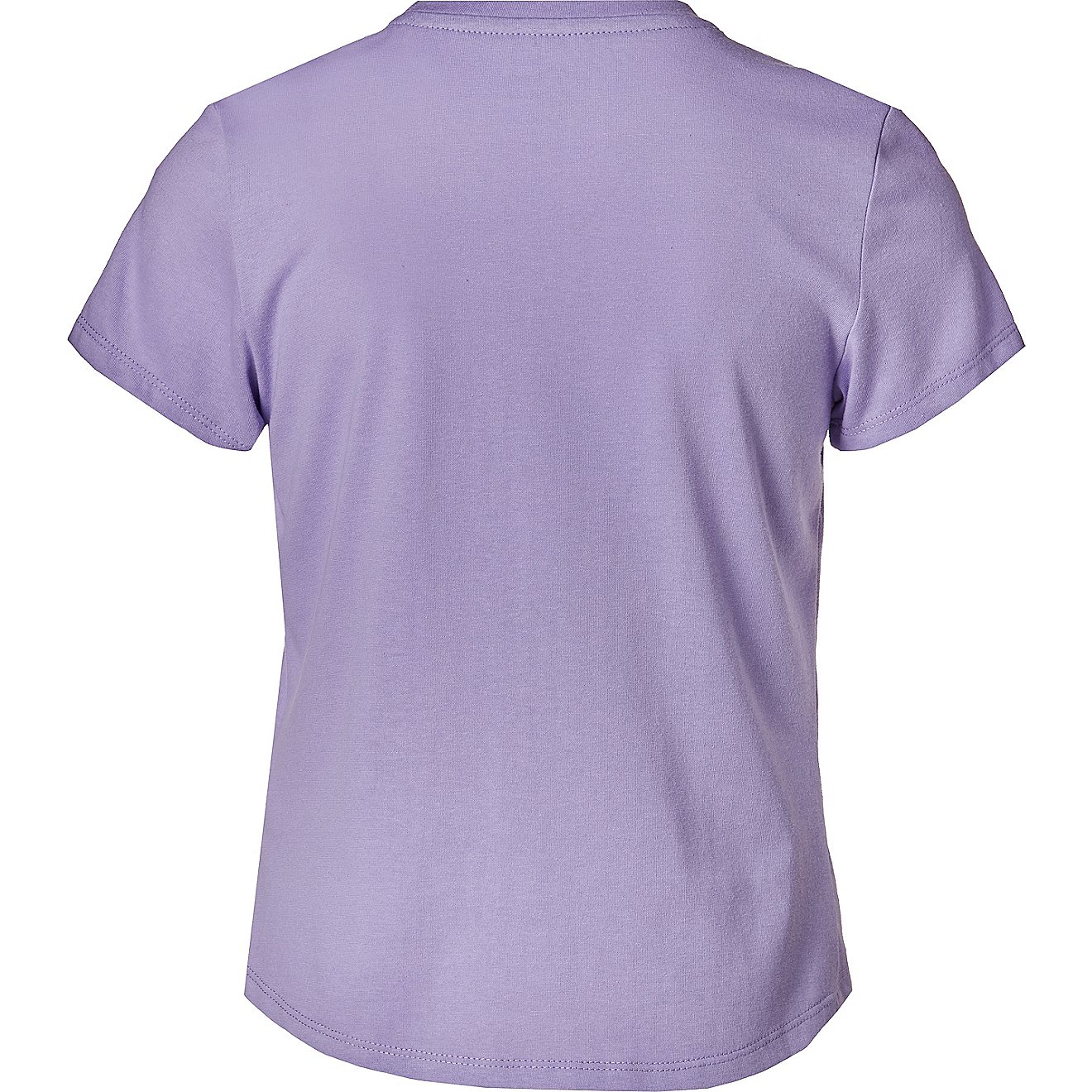 BCG Girls’ Hello Summer Flip Sequin Tie Front T-shirt                                                                          - view number 2