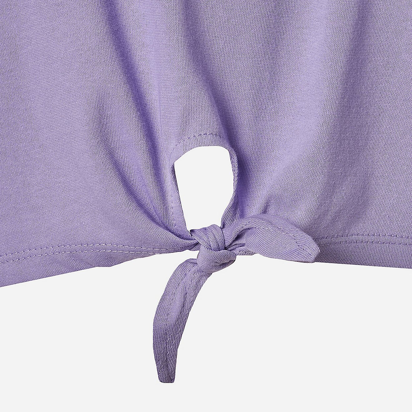 BCG Girls’ Hello Summer Flip Sequin Tie Front T-shirt                                                                          - view number 4