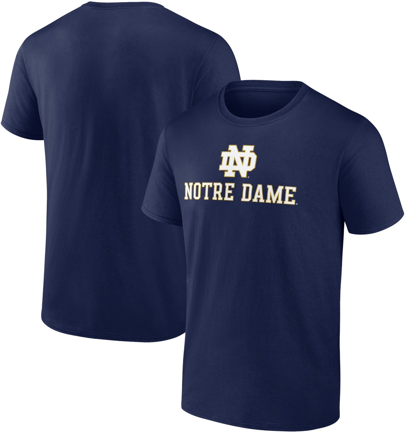 University of Notre Dame Men's Team Lockup Graphic T-shirt | Academy