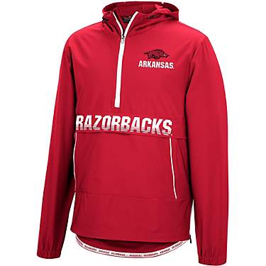 Colosseum Athletics Men's University of Arkansas Brandt Anorak 1/4-Zip Jacket                                                   