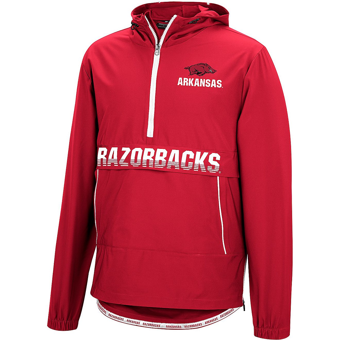 Colosseum Athletics Men's University of Arkansas Brandt Anorak 1/4-Zip Jacket                                                    - view number 1