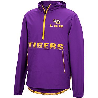 Colosseum Athletics Men's Louisiana State University Brandt Anorak 1/4-Zip Jacket