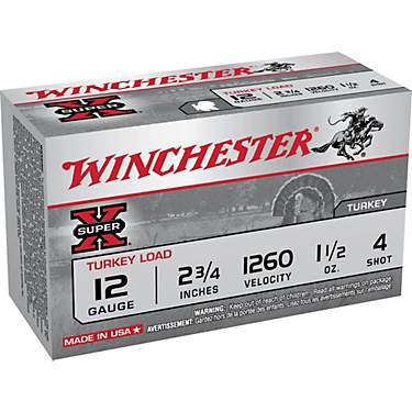 Winchester Super X Turkey 12 Gauge Shotshells                                                                                   
