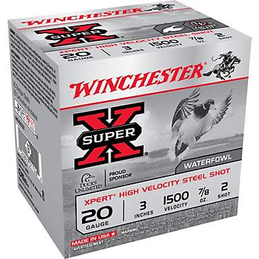 Winchester Xpert Waterfowl Steel 20 Gauge 7/8-oz Ammunition 25 Rounds - 25 Rounds                                               
