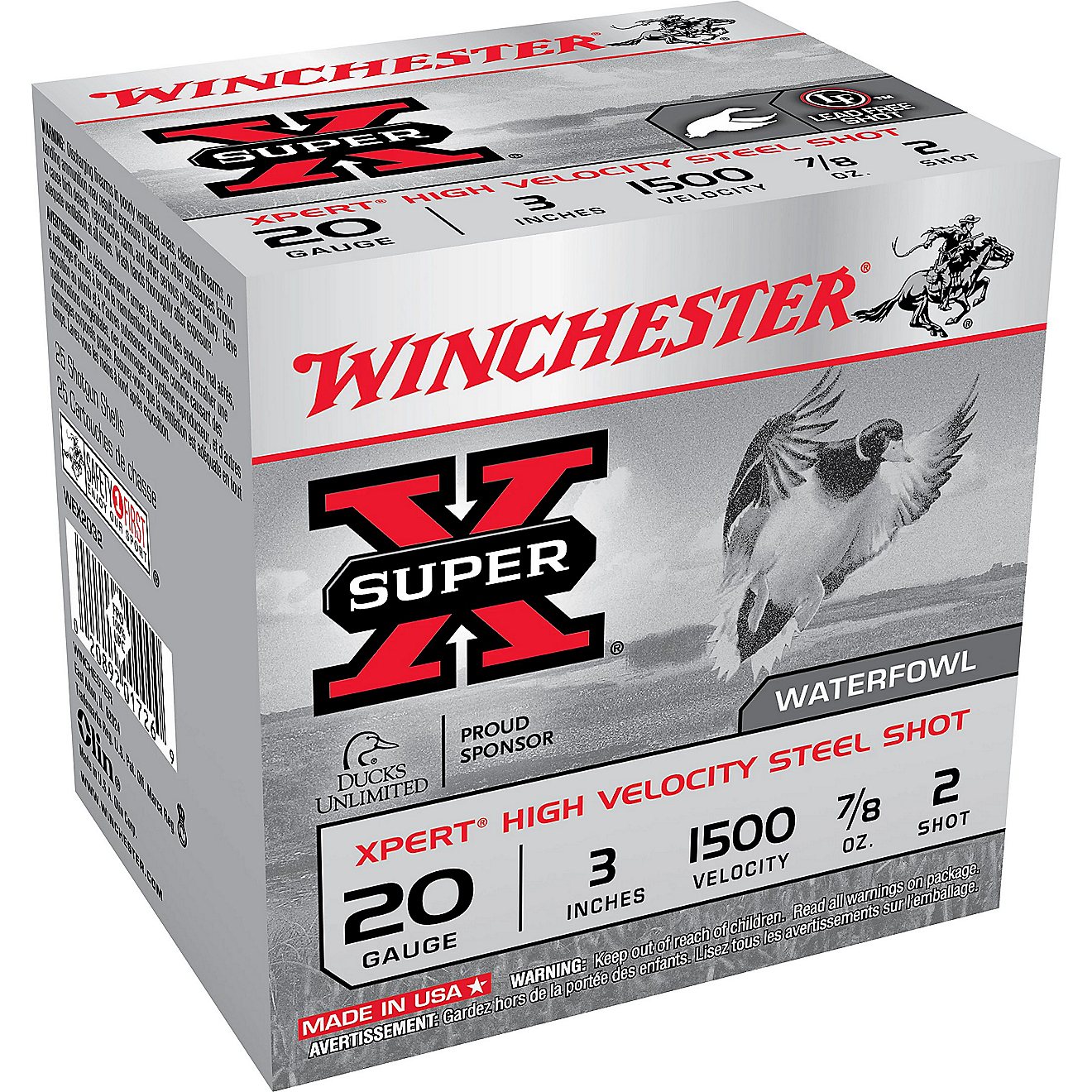 Winchester Xpert Waterfowl Steel 20 Gauge 7/8-oz Ammunition 25 Rounds - 25 Rounds                                                - view number 1