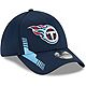 New Era Men's Tennessee Titans NFL Sideline Home 2021 39THIRTY Cap                                                               - view number 1 image