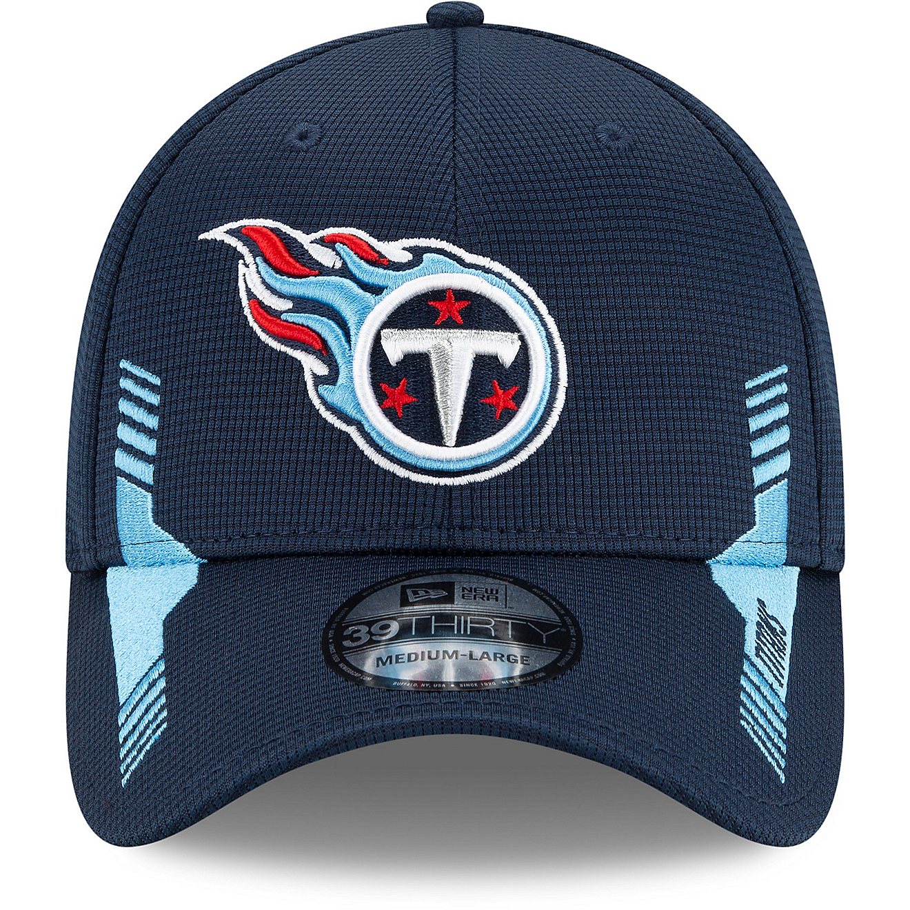 New Era Men's Tennessee Titans NFL Sideline Home 2021 39THIRTY Cap                                                               - view number 2
