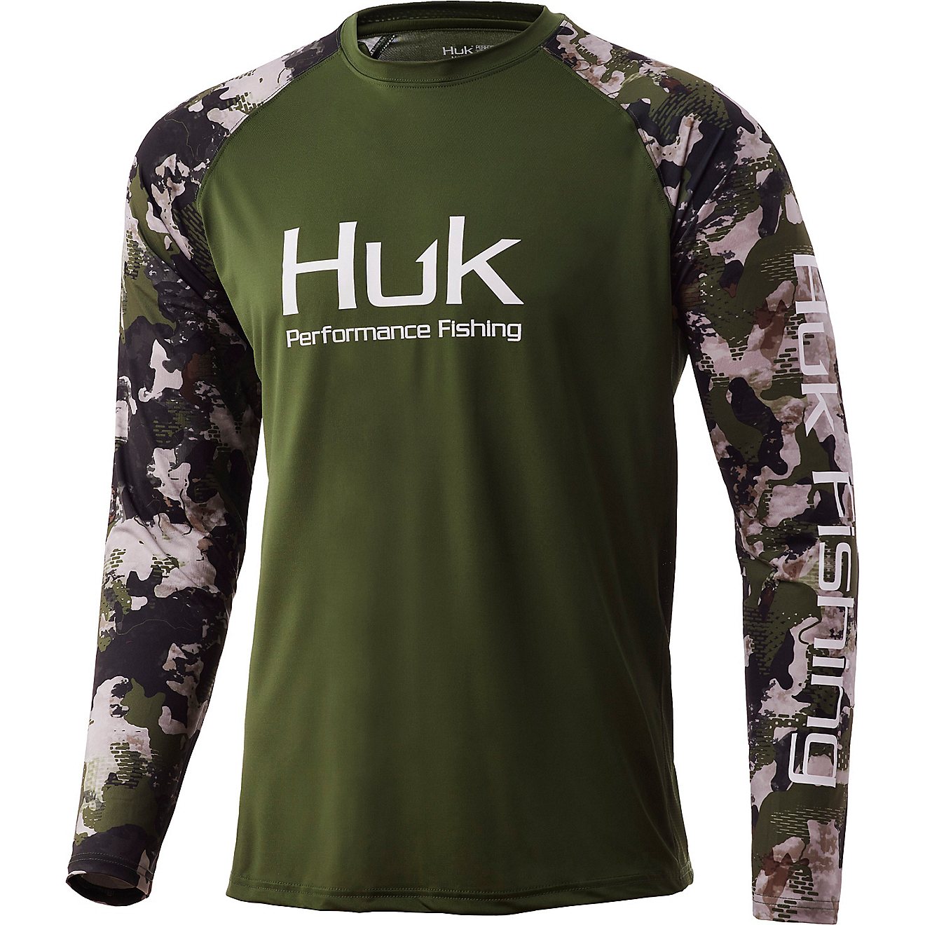 Huk Men's Current Double Header Long Sleeve T-shirt                                                                              - view number 1