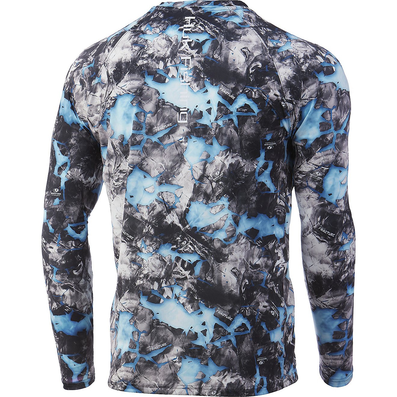 Huk Men's Vented Fracture Pursuit Graphic Long Sleeve T-shirt                                                                    - view number 2