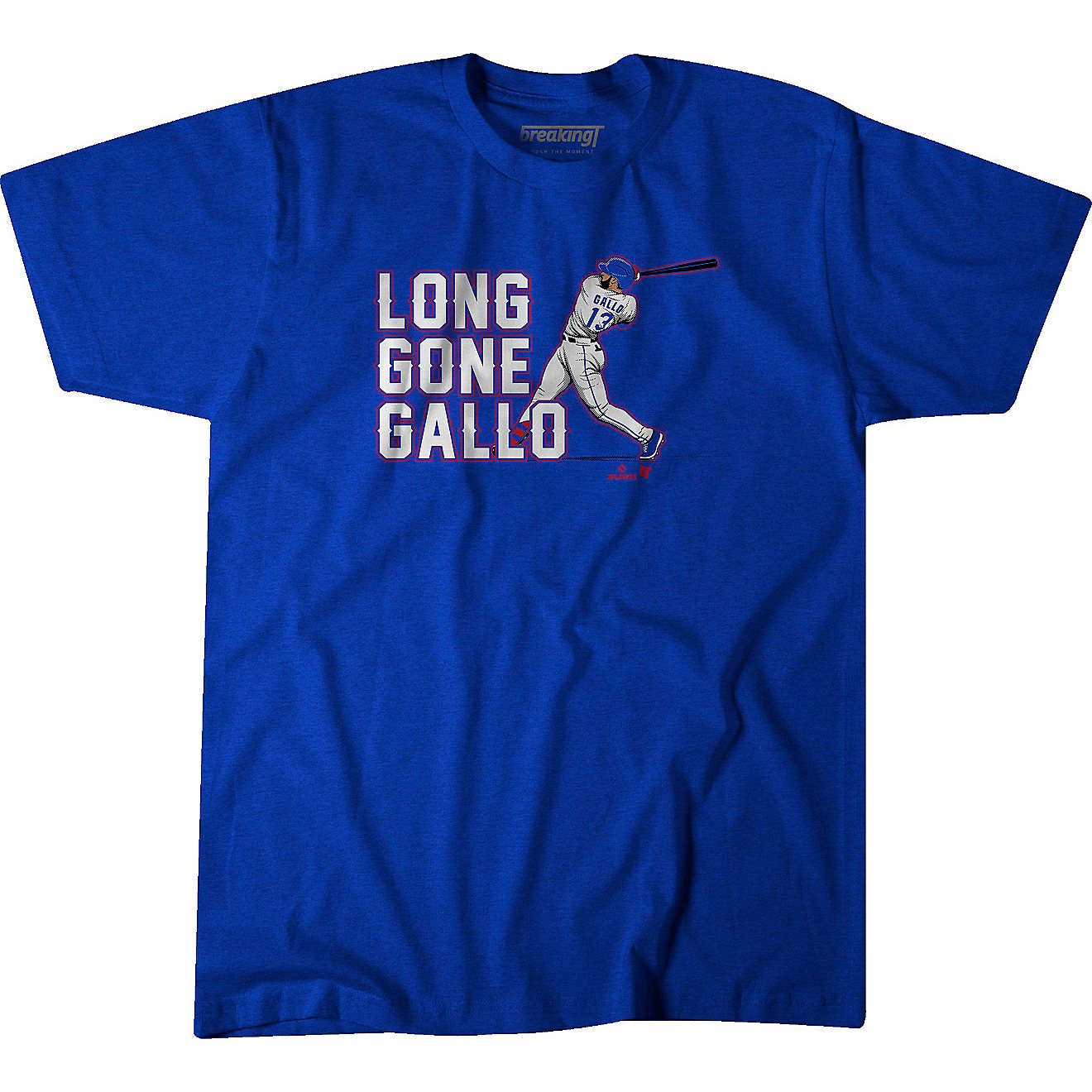 Breaking T Men's Texas Rangers Long Gone Joey Gallo T-shirt                                                                      - view number 1