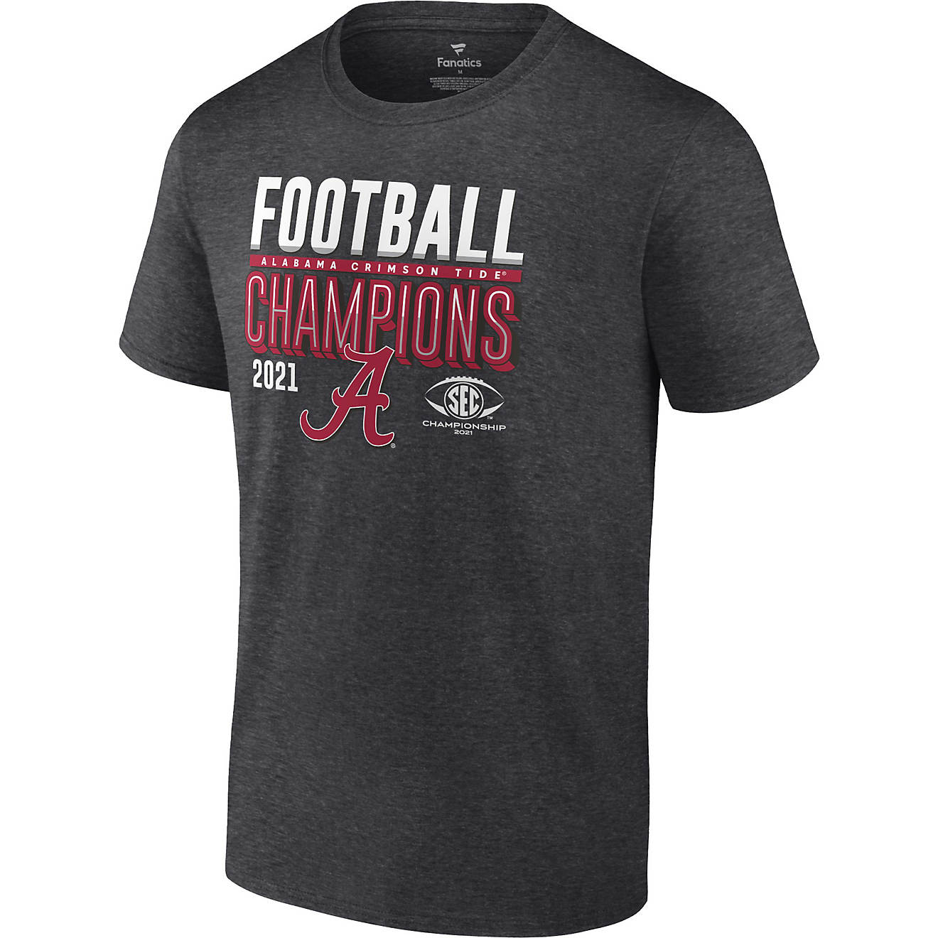 University of Alabama Men's 2021 SEC Champs Locker Room Short Sleeve T-shirt                                                     - view number 1